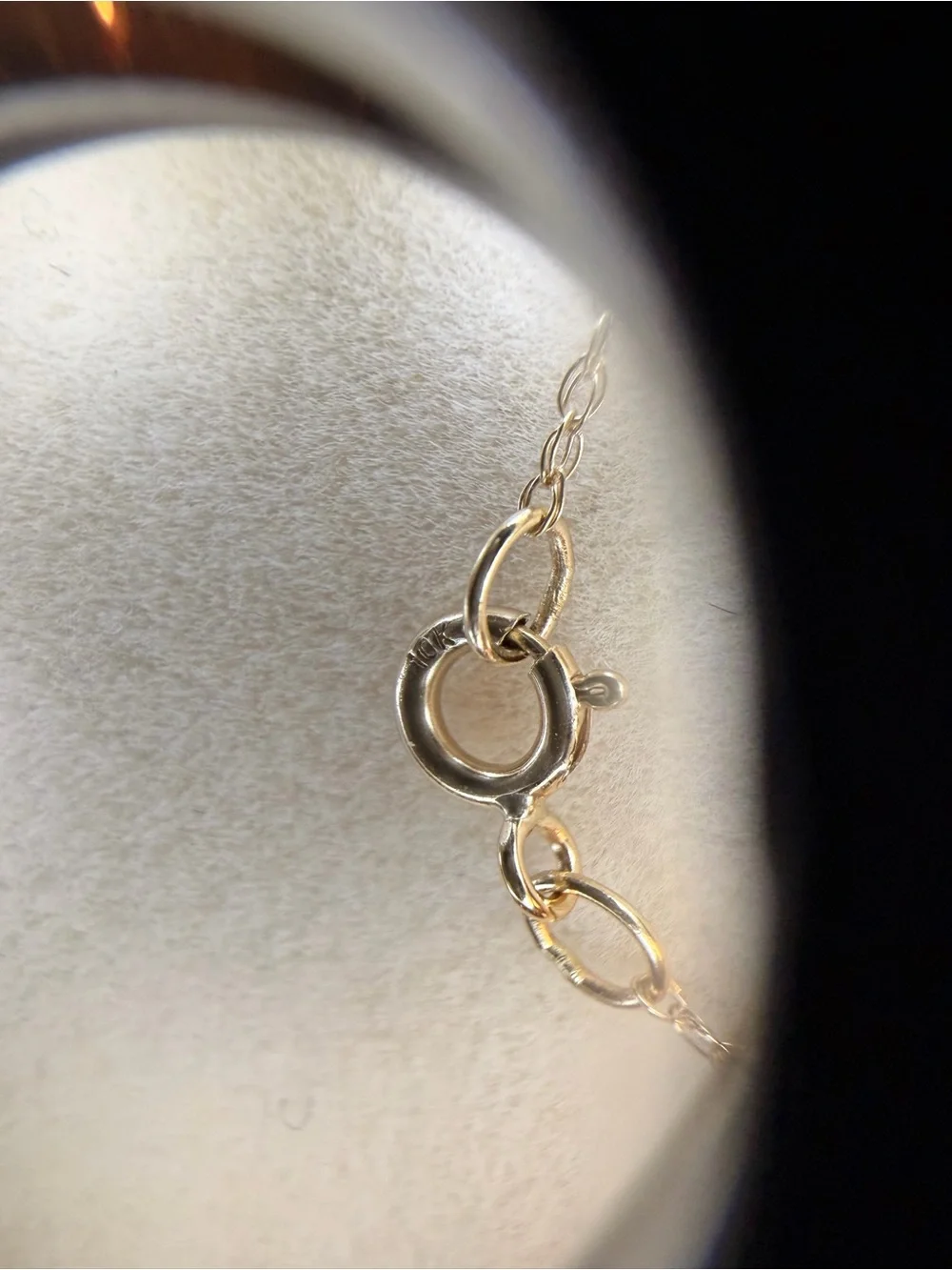 18” 10K chain - delicate (0.4g)